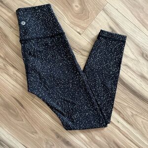 Lululemon Black Speckled Leggings